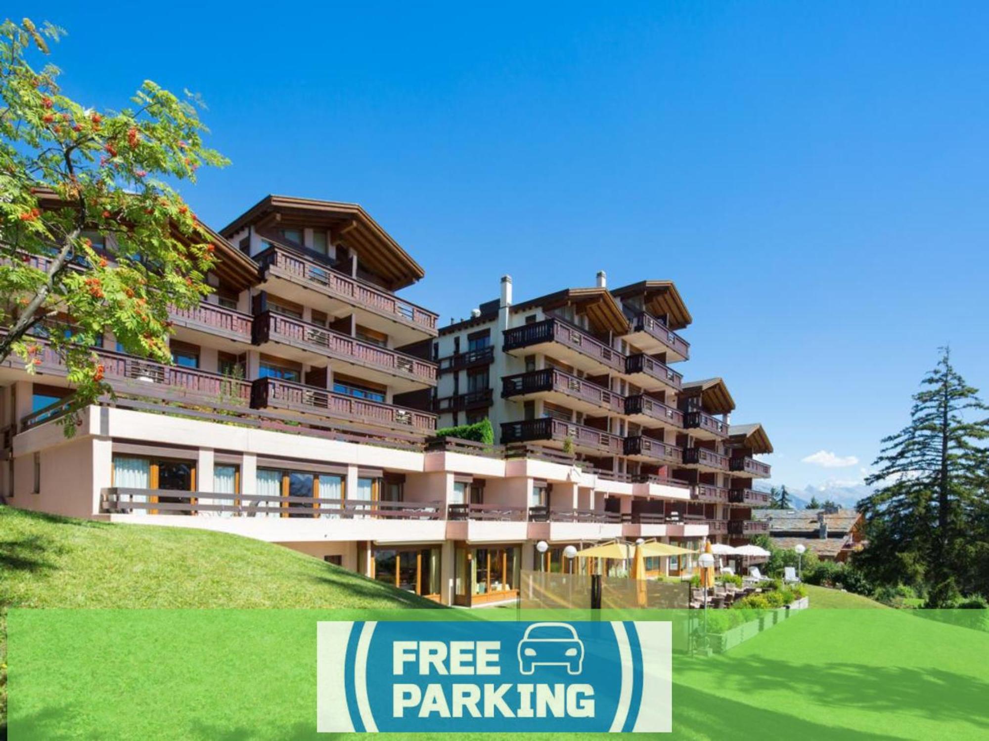Aparthotel Helvetia Crans-Montana Exterior foto