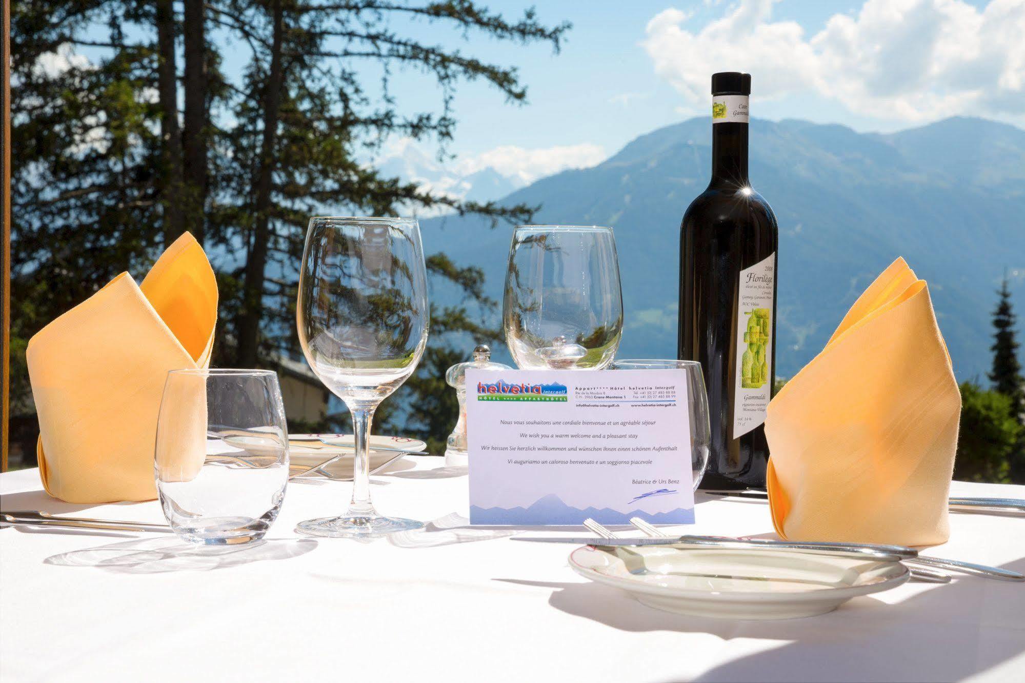 Aparthotel Helvetia Crans-Montana Exterior foto